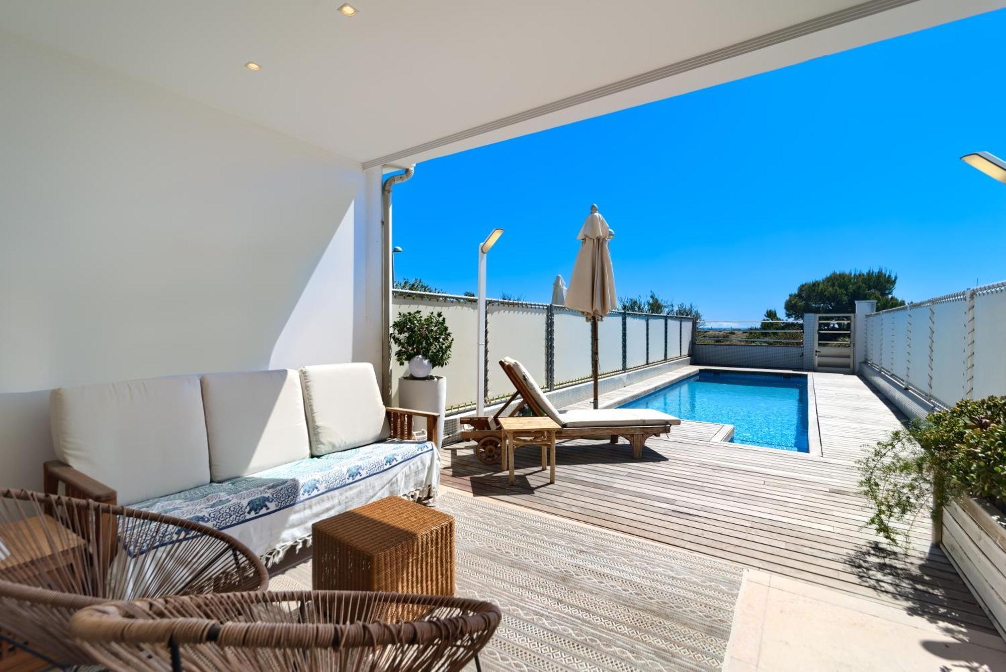 사군토 Casa Frente Al Mar Con Piscina Privada 아파트 외부 사진