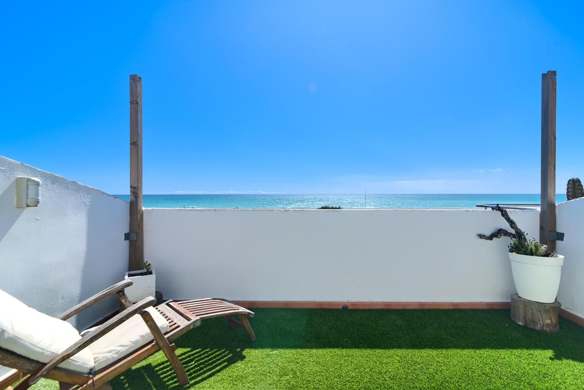 사군토 Casa Frente Al Mar Con Piscina Privada 아파트 외부 사진