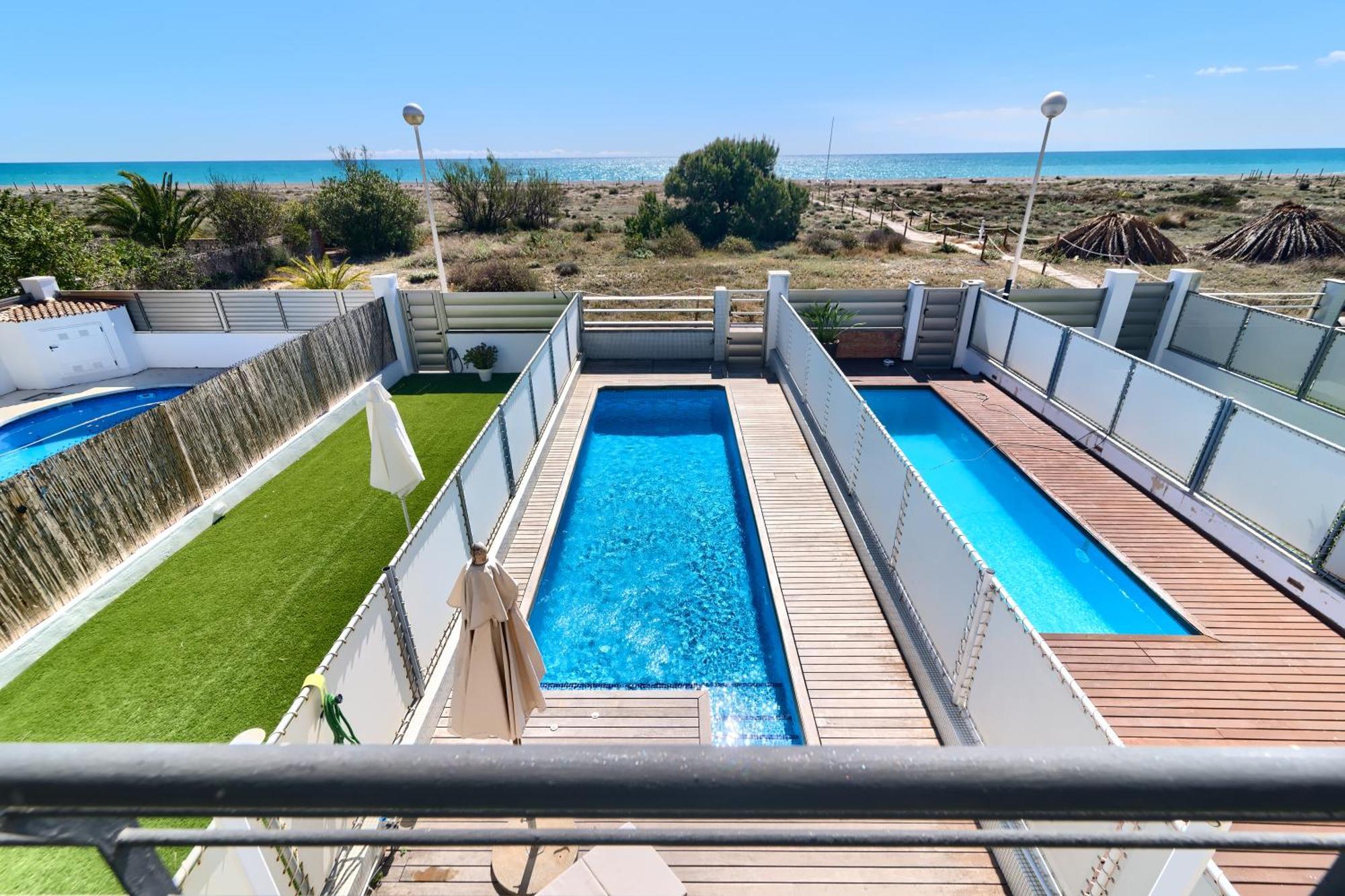 사군토 Casa Frente Al Mar Con Piscina Privada 아파트 외부 사진